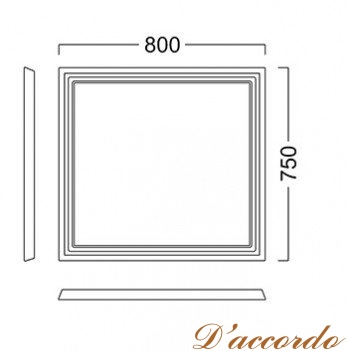 картинка Мебель для ванной Kerama Marazzi Pompei 80.1 белая от магазина D'accordo