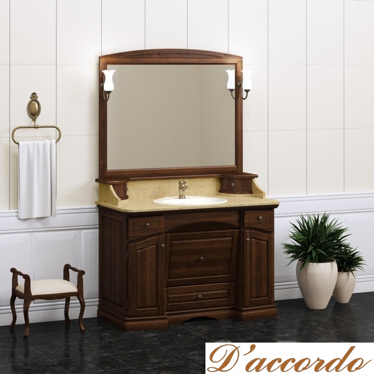 картинка Мебель для ванной Опадирис Лучия 120 от магазина D'accordo