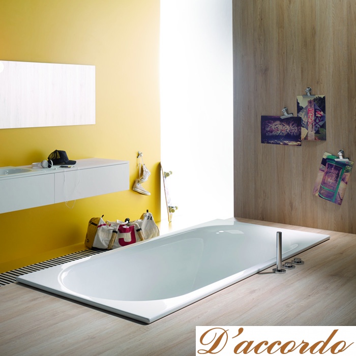 картинка Стальная ванна BETTE Comodo 180х80х45 с шумоизоляцией, с покрытиями BetteGlasur ® Plus , белая от магазина D'accordo
