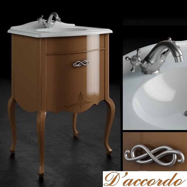 картинка Мебель для ванной Caprigo Бурже 60 от магазина D'accordo