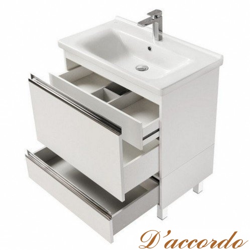 картинка Мебель для ванной Акватон Капри 80 см белый глянец от магазина D'accordo