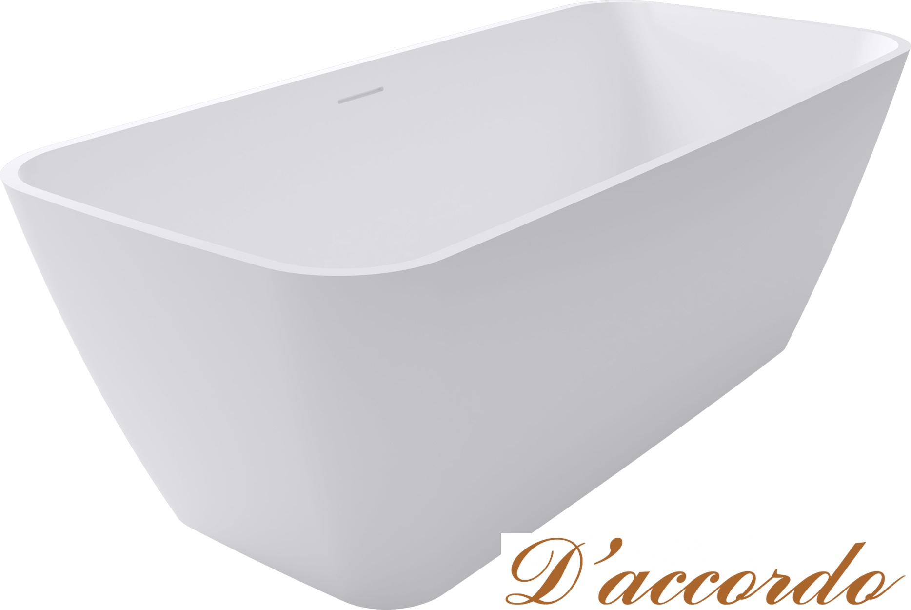 картинка Прямоугольная ванна из искусственного камня Riho Malaga 160x75 белая BS3000500000000 от магазина D'accordo