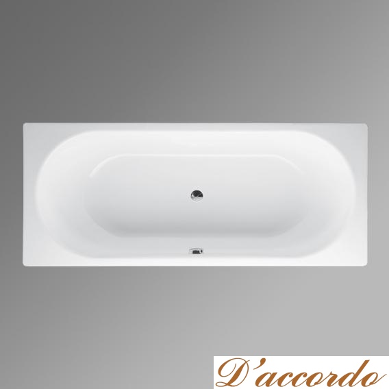 картинка BETTE Starlet Ванна с шумоизоляцией 190х90х42, белая (для удлиненного слива-перелива) от магазина D'accordo