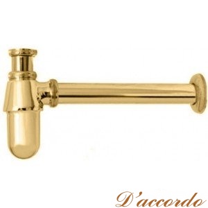 картинка Сифон для раковины Migliore ML.RIC-10.102 золото (DO) от магазина D'accordo