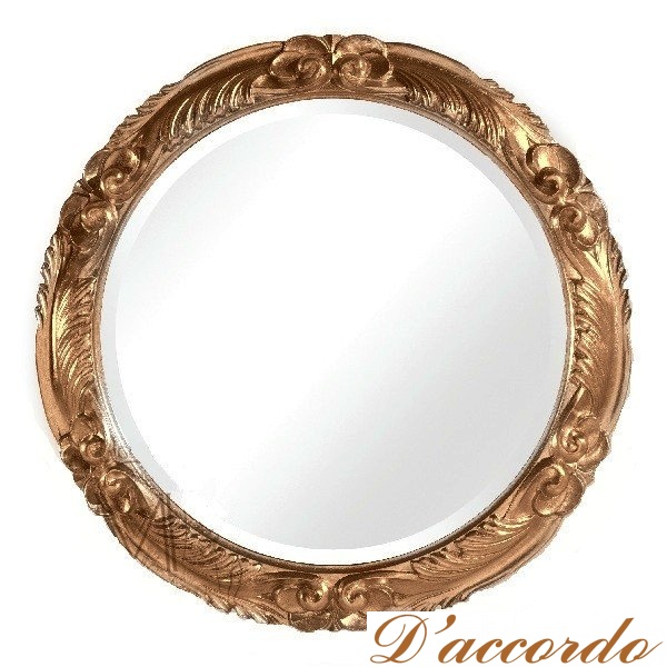картинка Зеркало круглое Migliore ML.COM-70.728 цвет бронза (BR) от магазина D'accordo