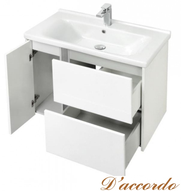 картинка Мебель для ванной Акватон Стоун 80 см белая от магазина D'accordo
