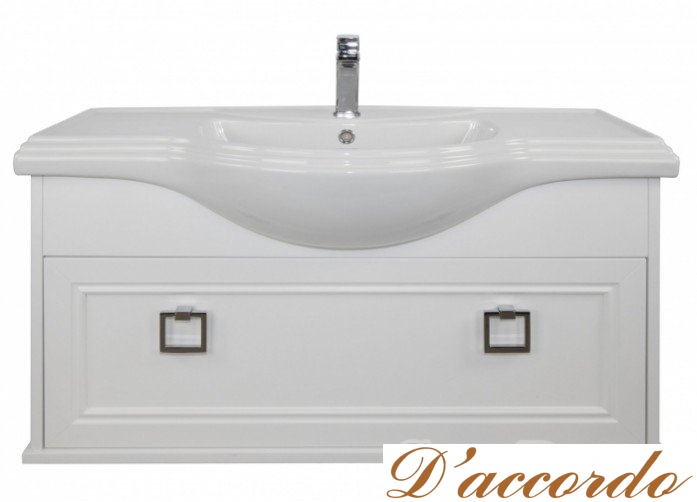 картинка Мебель для ванной подвесная Tessoro Foster 120 белая от магазина D'accordo