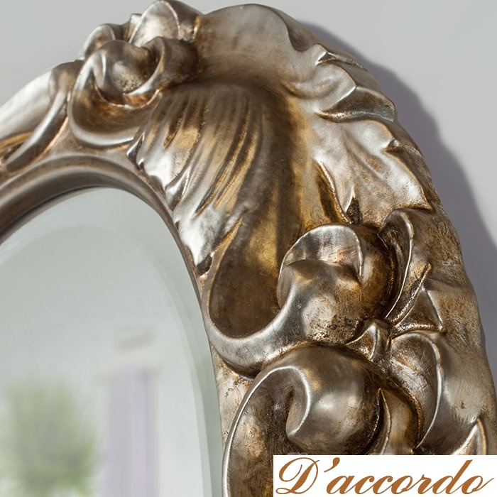 картинка Зеркало Tiffany World TW03170 состаренное серебро от магазина D'accordo